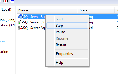 sqlrestart